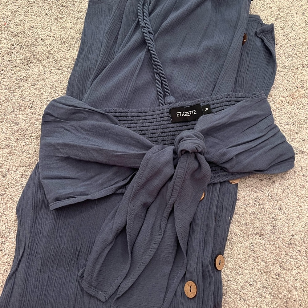 Blue two piece set